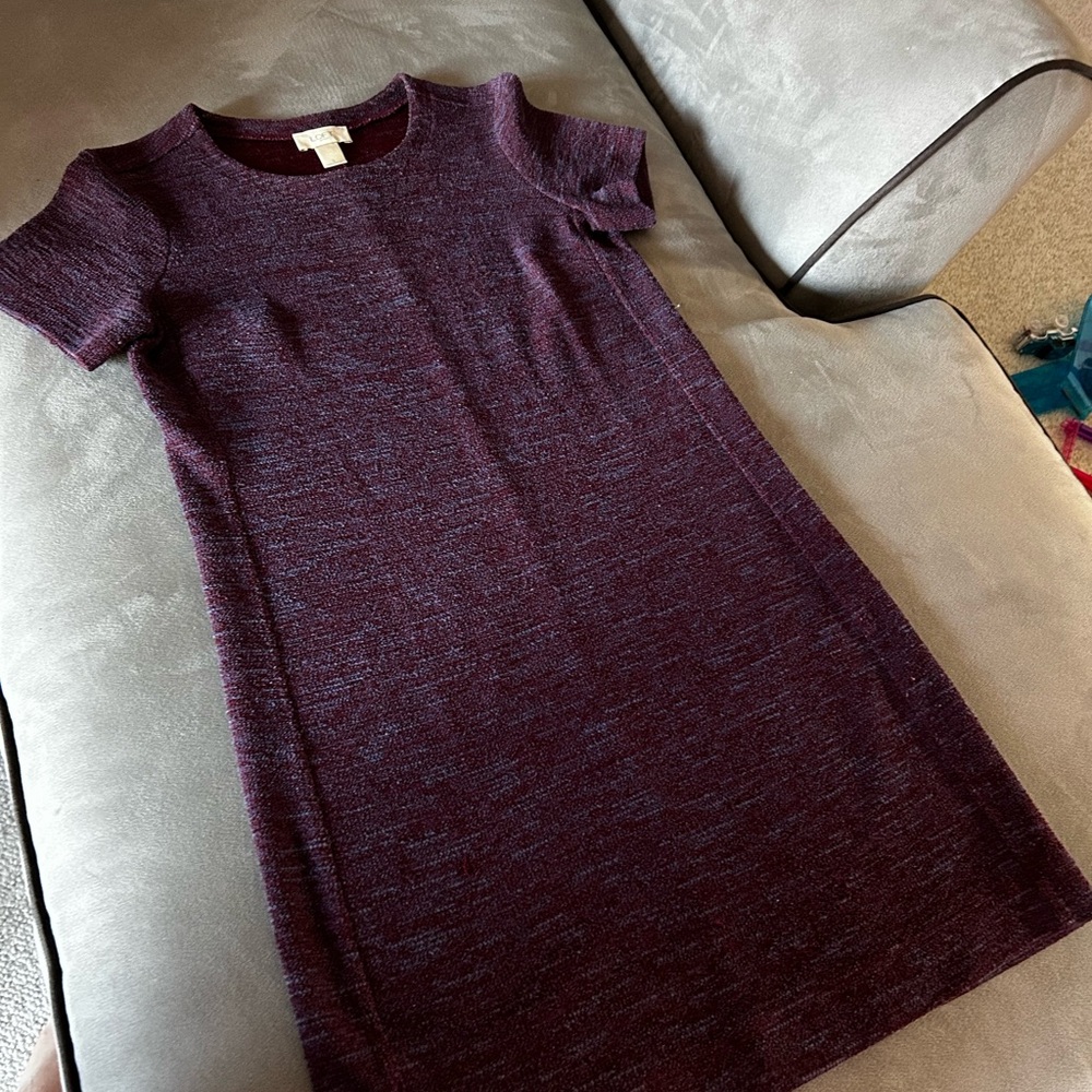 LOFT Purple Mini Dress